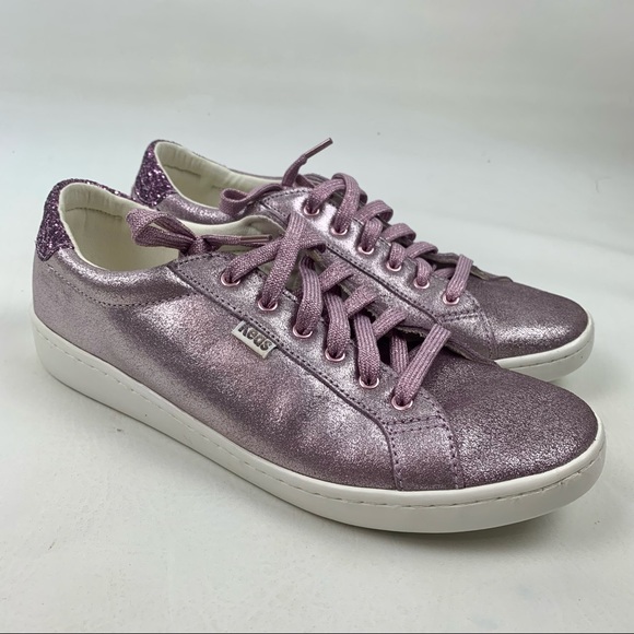 Keds Shoes - Keds X Kate Spade New York Ace Glitter purple metallic shoes sneakers Size 9